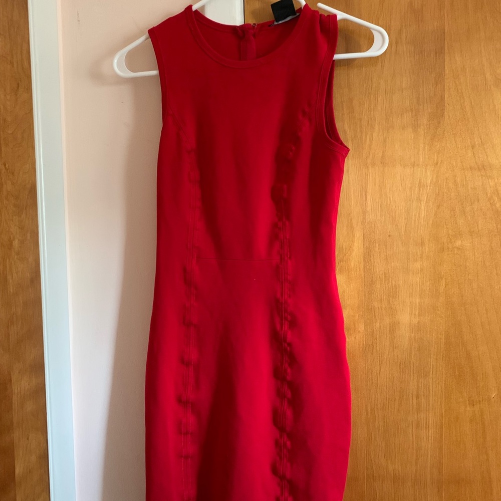 Red Armani Exchange Bodycon Dress XS